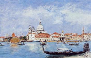 尤金 佈丹 Venice, View from the Grand Canal